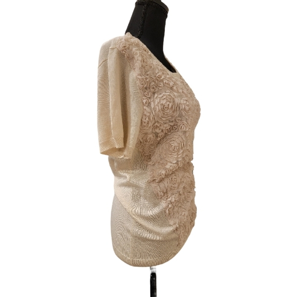 Vince Camuto Rose Pattern Blouse Women's SZ Extra Large - Picture 3 of 9